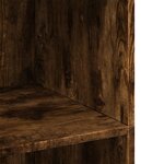 vidaXL Buffet haut chêne fumé 70x41x124 cm bois d'ingénierie