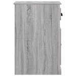 vidaXL Armoire latérale avec tiroir sonoma gris 40x50x75 cm