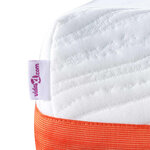 vidaXL Matelas Blanc et Gris 180 x 200 cm Tissu jacquard