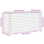 vidaXL Jardinière 90x40x49 5 cm bois massif de douglas
