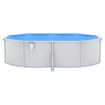 vidaXL Piscine avec pompe filtrante à sable 490x360x120 cm