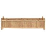 vidaXL Jardinière 100x30x25 cm bambou