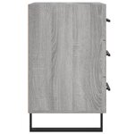 vidaXL Table de chevet sonoma gris 40x40x66 cm bois d'ingénierie