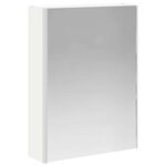 vidaXL Armoire Miroir de Salle de Bain Blanc 53 5 x 15 5 x 70 cm