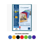 Protège document personnalisable PP Kreacover 80 vues Coloris Aléatoire EXACOMPTA