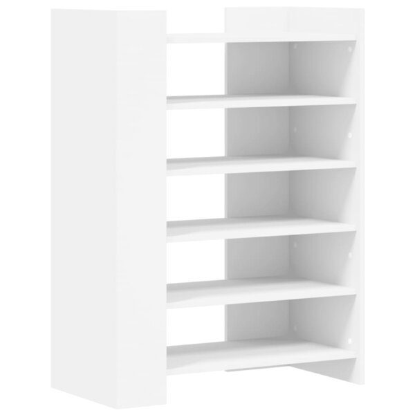 vidaXL Armoire à chaussures blanc 74 5x37 5x100 cm bois d'ingénierie