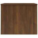 vidaXL Table basse Chêne marron 80x50 5x41 5 cm Bois d'ingénierie