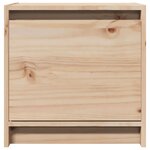 vidaXL Table de chevet 40x30 5x40 cm bois de pin massif