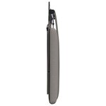 vidaXL Tête de lit suspendue Avec lumière LED Taupe Tissu