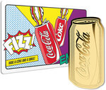 Monnaie COCA-COLA Pop-art Can 1/1000 Oz Medaille Or (PRÉCOMMANDE)