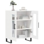 vidaXL Buffet blanc 69 5x34x90 cm bois d'ingénierie