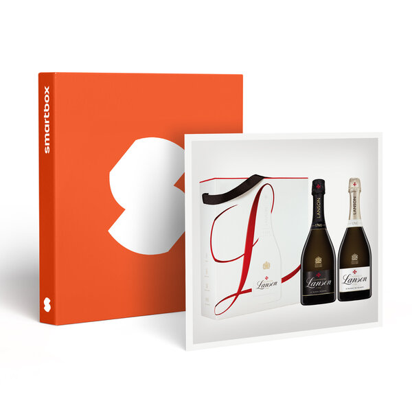 SMARTBOX - Coffret Cadeau Coffret de 2 bouteilles d’exception de champagne Lanson -  Gastronomie