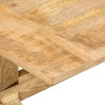 vidaXL Table basse 110x52x40 cm bois de manguier massif