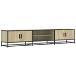 vidaXL Meuble TV chêne sonoma 210x35x41 cm bois d'ingénierie
