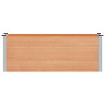 vidaXL Jardinière surélevée Marron 150 x 50 x 54 cm WPC et Aluminium
