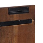 vidaXL Tête de lit multicolore 140 cm bois massif récupération