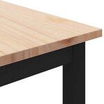 vidaXL Table basse Naturel 40 x 40 x 36 cm Bois de pin massif