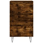 vidaXL Buffet chêne fumé 40x35x70 cm bois d'ingénierie