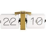 Horloge moderne bicolore flip no case
