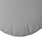 vidaXL Coussins de siège 2 Pièces Gris nuage Ø50 x 19 cm tissu