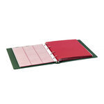 Album numismatique Karat Classic avec 10 feuilles pour monnaies de collection. Couleur - Vert