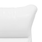 vidaXL Fauteuil relaxant Blanc 69 x 74 x 93 cm Faux cuir