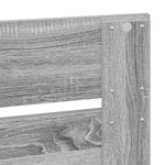 vidaXL Tête de lit Gris Sonoma 180 cm Bois d'ingénierie