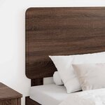 vidaXL Tête de lit Chêne brun 80 cm Bois d'ingénierie
