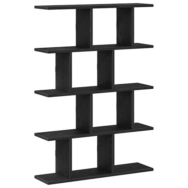 vidaXL Étagère cube murale 12 compartiments noir bois d'ingénierie