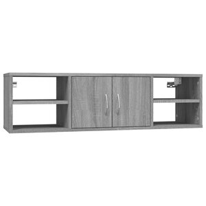 vidaXL Étagère murale Sonoma gris 102x30x29 cm Bois ingénierie