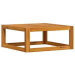 vidaXL Salon de jardin 3 Pièces avec coussins Bois d'acacia solide