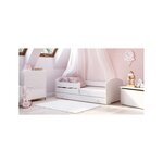 Lit enfant LUK BAR + gigogne  160x80 avec matelas