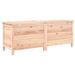 vidaXL Boîte de rangement de jardin 150x50x56 5 cm bois massif sapin