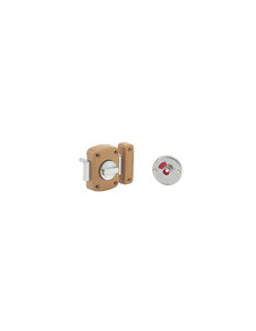 THIRARD - Verrou automatique alouette pour WC  50mm  époxy bronze - THIRARD