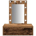 vidaXL Table de Toilette Marron 60 x 40 x 70 cm Bois d'ingénierie