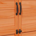 vidaXL Abri de jardin Marron 106 5 x 56 x 176 cm Bois d'ingénierie