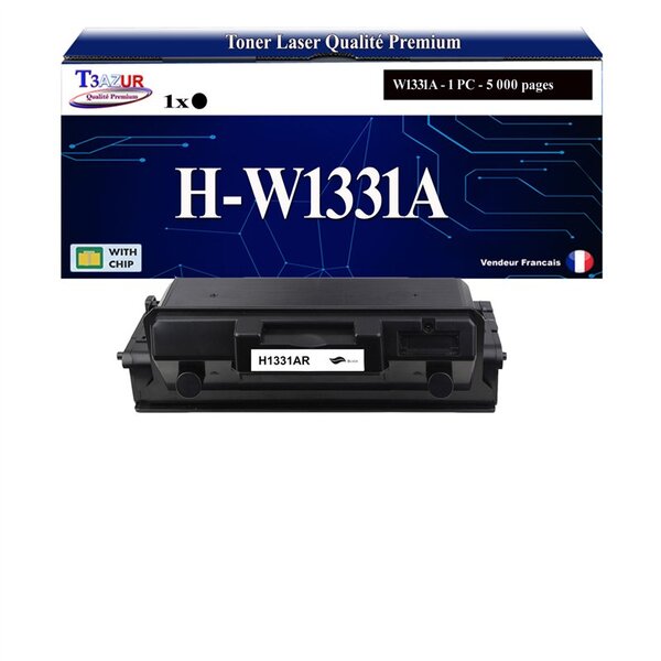 T3AZUR -Toner compatible avec HP W1331A (331A) pour HP Laser 408dn  Laser MFP 432fdn