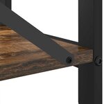 vidaXL Étagère Chêne fumé 80 x 30 x 85 cm Bois d'ingénierie