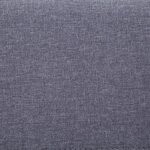vidaXL Banc avec compartiment de rangement 116 cm Gris clair Polyester