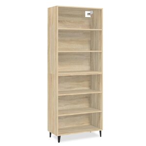 vidaXL Buffet haut Chêne sonoma Bois d'ingénierie