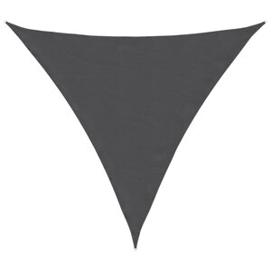 vidaXL Voile d'ombrage anthracite 2x2x2 m 100   polyester oxford