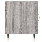 vidaXL Table de chevet sonoma gris 40x40x50 cm bois d'ingénierie
