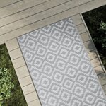 vidaXL Tapis d'extérieur gris 80x250 cm PP