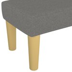 Banc banquette 100 x 30 x 30 cm tissu gris foncé 02_0010549