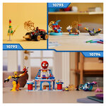 LEGO® 10794 - QG des Lanceurs de Toile de l'Équipe Spidey : Set de Construction Marvel pour Enfants