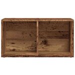 vidaXL Boîtes de rangement LP vieux bois 69 5x34x36 cm bois ingénierie
