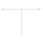 vidaXL Auvent automatique et capteur de vent LED 450x350 cm Anthracite