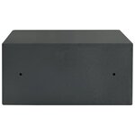 vidaXL Coffre-fort numérique électronique Gris foncé 42x37x20 cm Acier