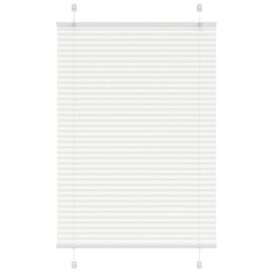 vidaXL Store plissé blanc 90x150 cm largeur du tissu 89 4 cm polyester