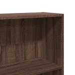 vidaXL Bibliothèque chêne marron 80x24x176 cm bois d'ingénierie